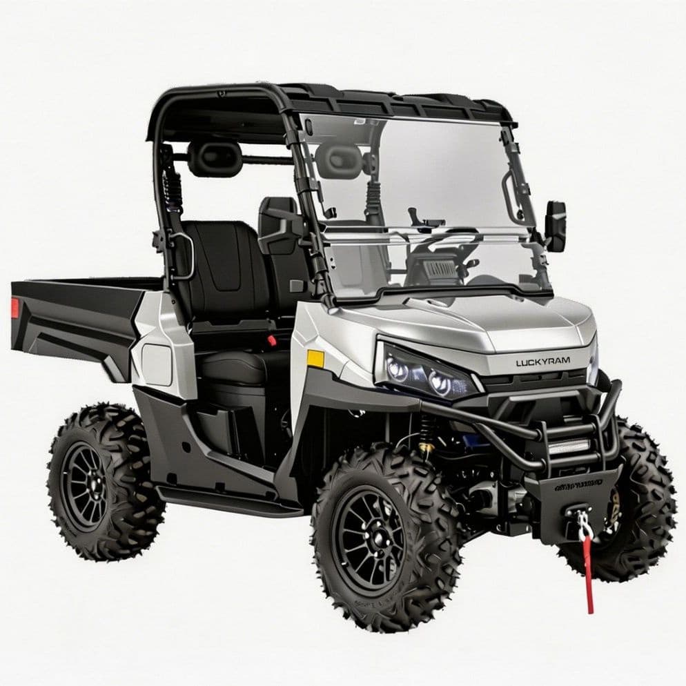 10КВ айнымалы ток қозғалтқышы 4WD электрлік UTV 1000кг аң аулауға арналған сүйреткіш