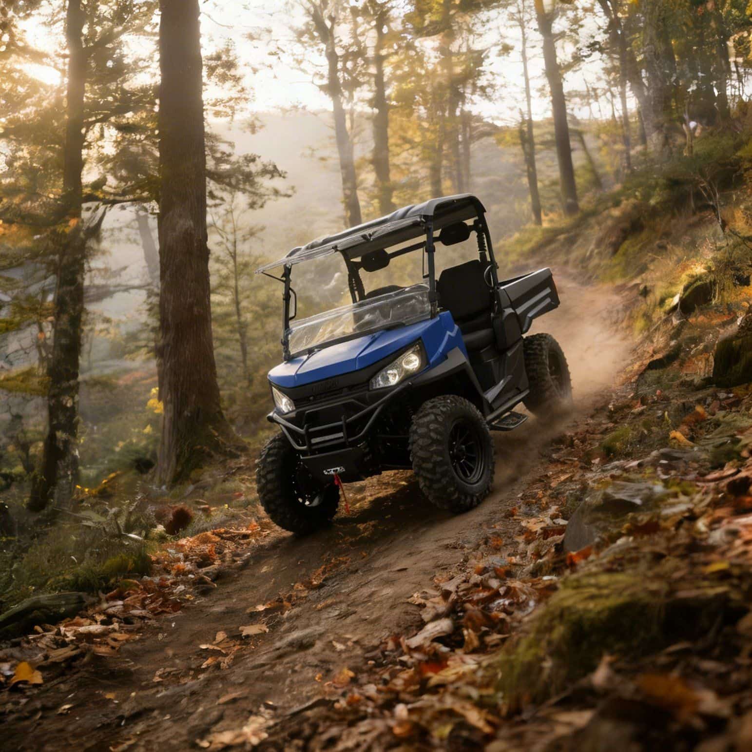 4WD UTV 73,6V 20KW Ең жоғары қуат 400A контроллері 350кг төгетін төсек