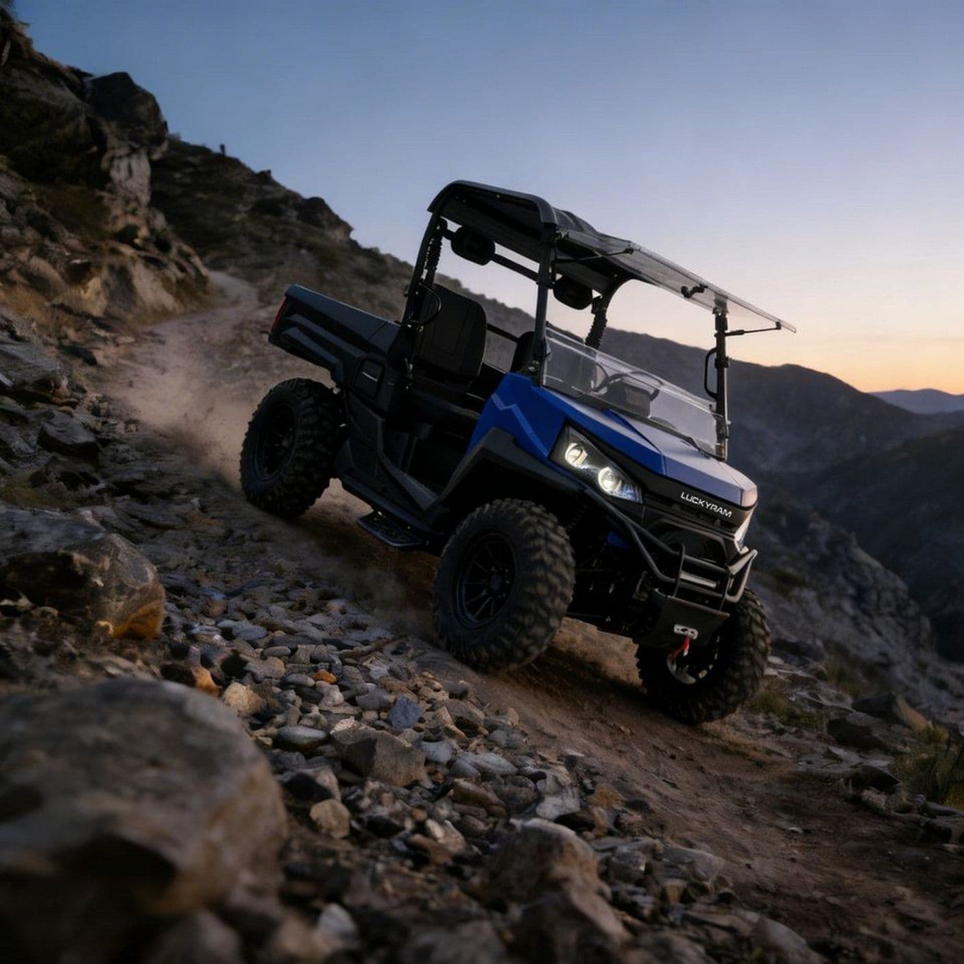 73,6 В электрлік UTV 4WD EPS рульі 20 кВт аң аулауға арналған ең жоғары қуат