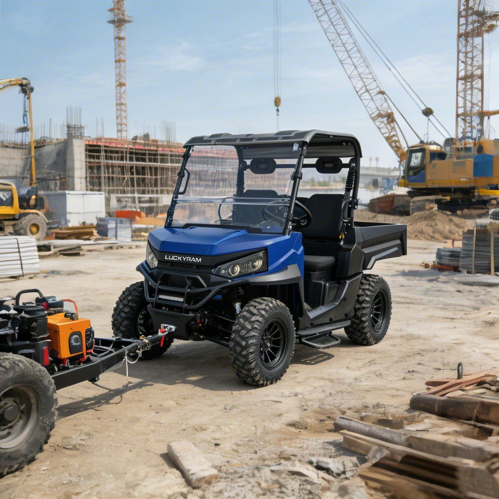 Ranch Work UTV 4WD 10KW айнымалы ток қозғалтқышы 670кг Жүктеу 1000кг сүйрету